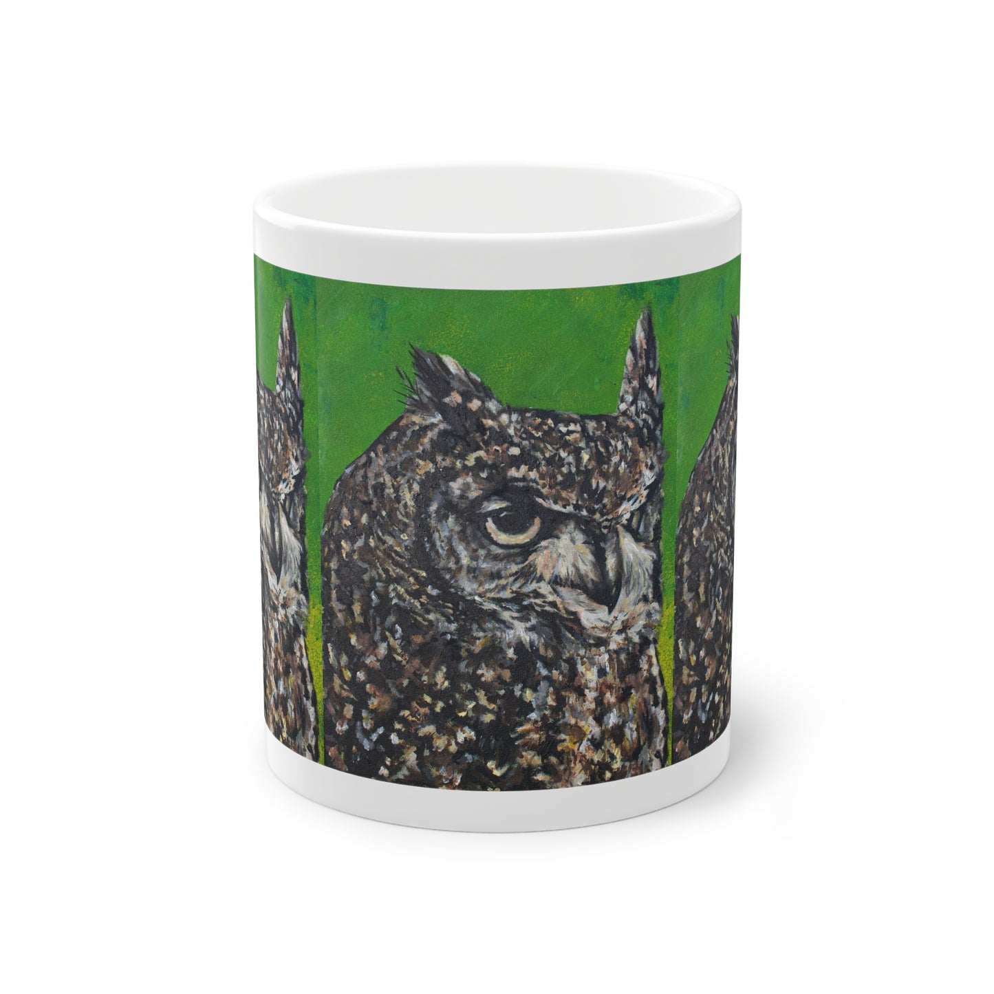 African Spotted Eagle Owl 'Whats better than one Zulu, 3 Zulu's' Mug, 11oz
