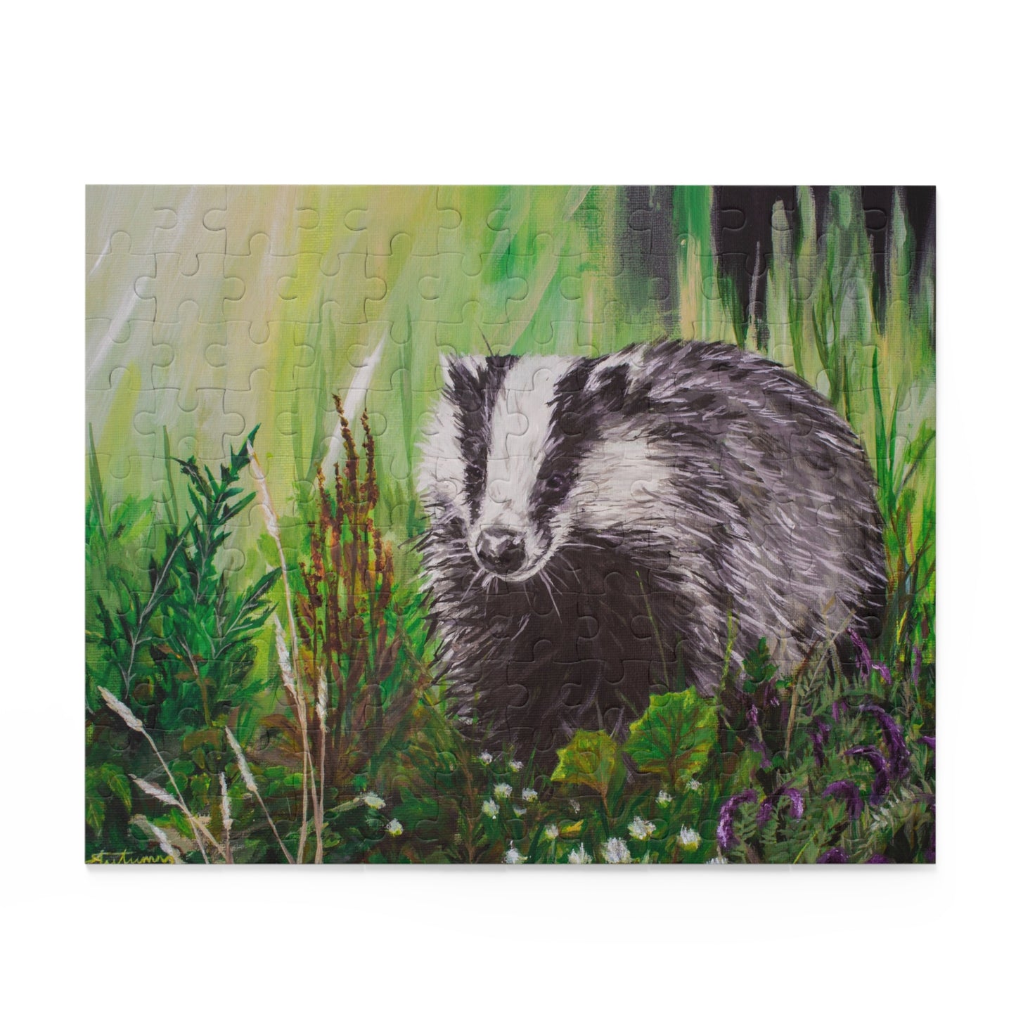 Mrs. Badger out Foraging  Puzzle (120, 252, 500-Piece)