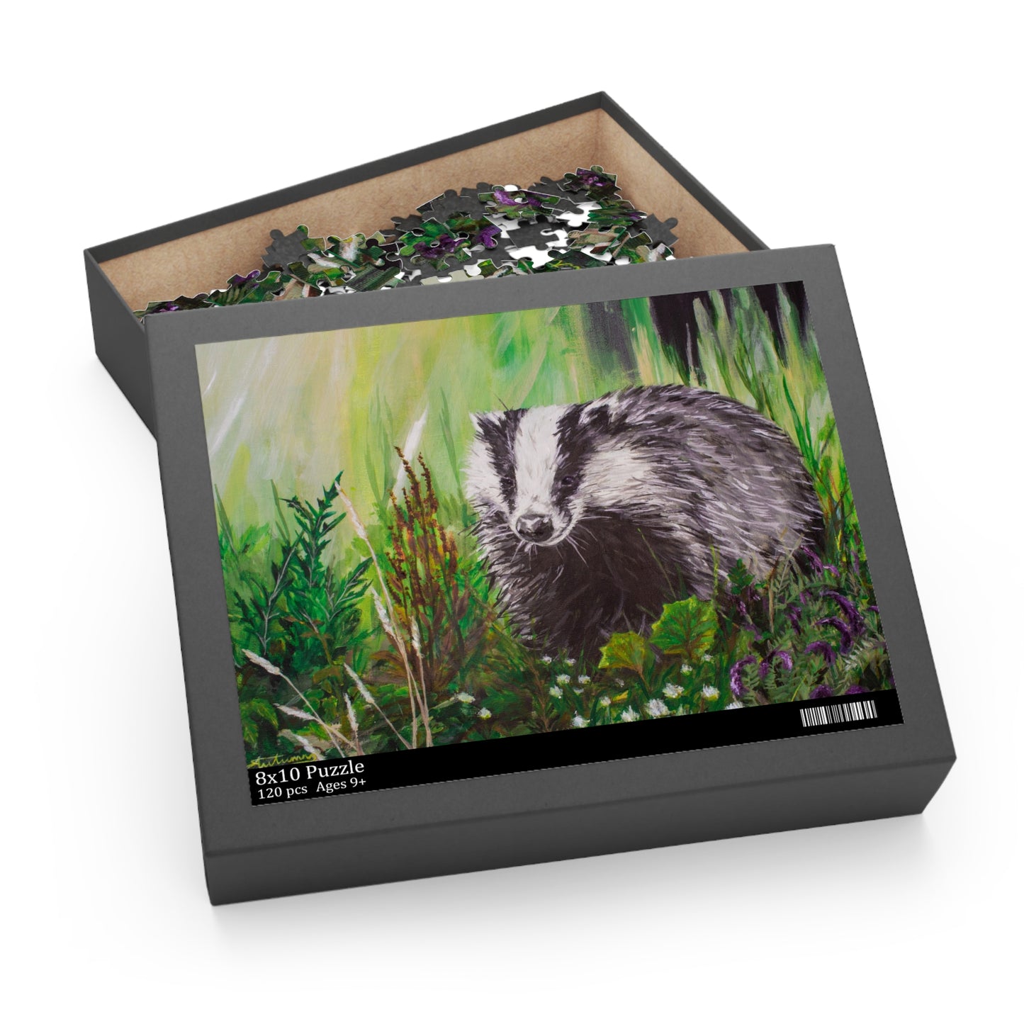 Mrs. Badger out Foraging  Puzzle (120, 252, 500-Piece)