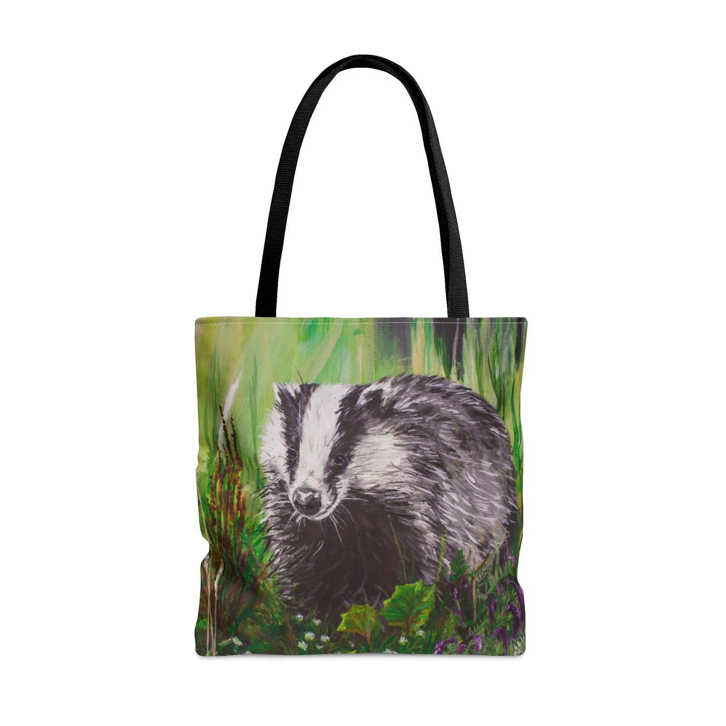 Mrs. Badger out Foraging AOP Tote Bag