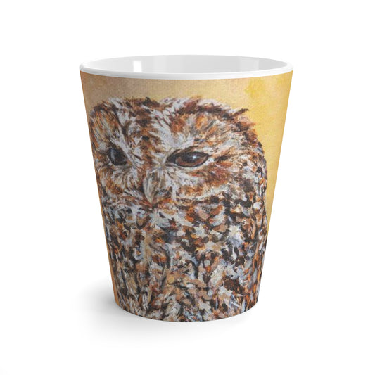 Autumnal Tawny Owl Latte Mug