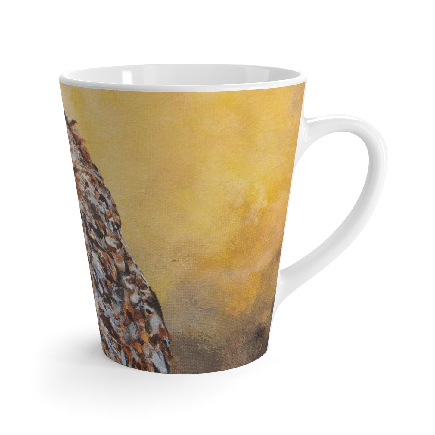 Autumnal Tawny Owl Latte Mug