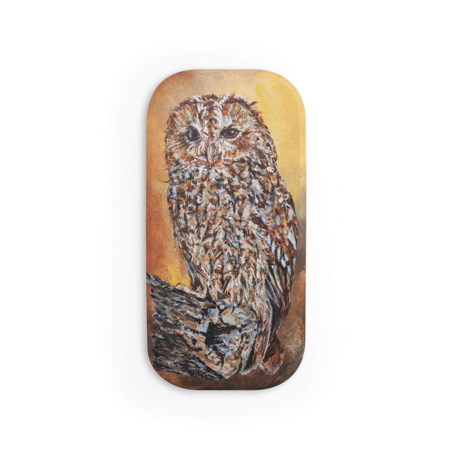 Autumnal Tawny Owl Phone Click-On Grip